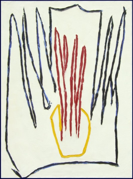 FLOWERS IN A VASE 48X36