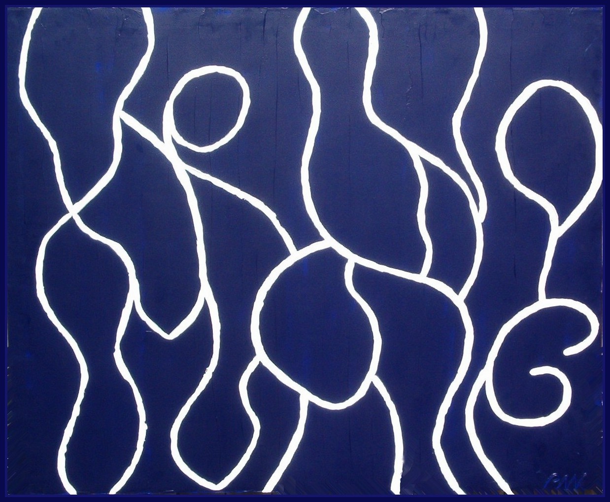CYCLAMEN BLUE 36X44
