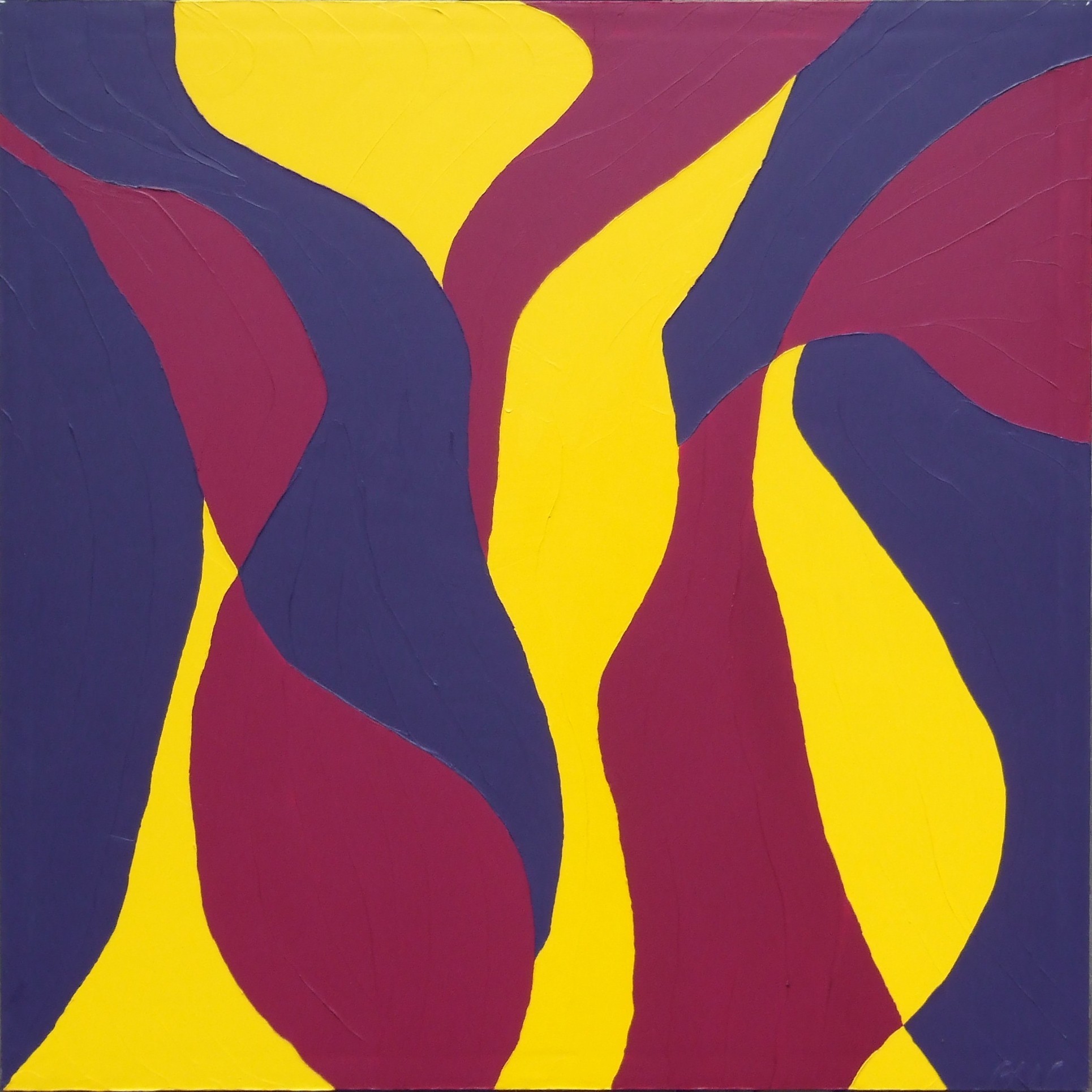 CALLA WITH YELLOW 48X48